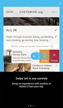 Telerik UI for Xamarin Canberra Trip Planner Application Xamarin Forms Controls App Example 4